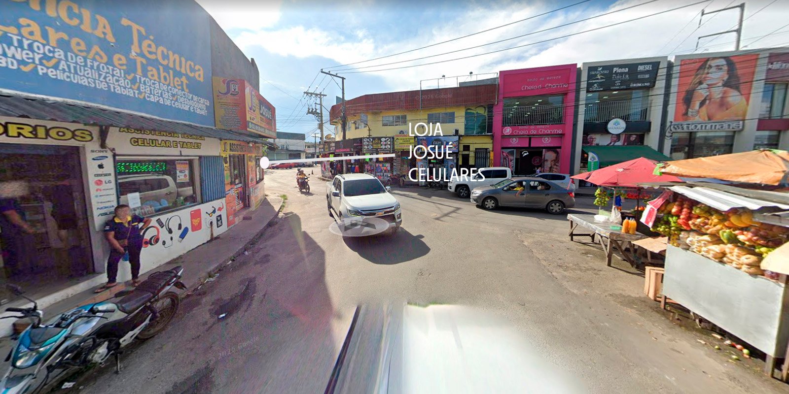 Fachada da Josué Celulares no Parque São Pedro